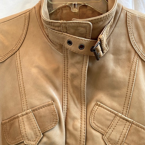 Eddie Bauer | 100% Lamb Leather Moto Jacket | Women | Size: Small - Picture 8 of 15